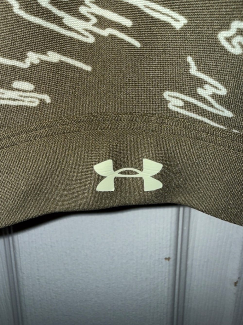 Under Armour UA Continuum High Support Padded Sports Bra - Camo Green XL - Picture 2 of 5